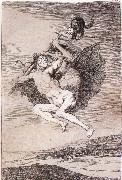 Francisco Goya There it goes France oil painting artist